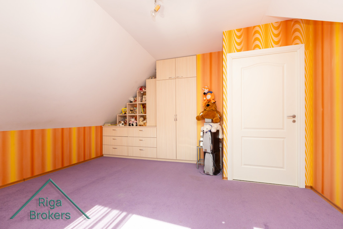 Kids' room with vibrant colors and toys.