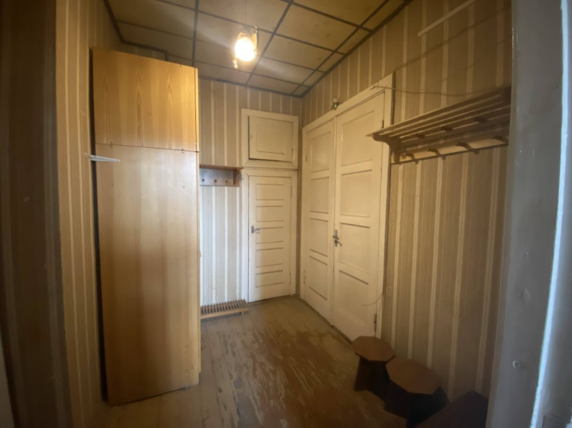 Simple hallway with doors.