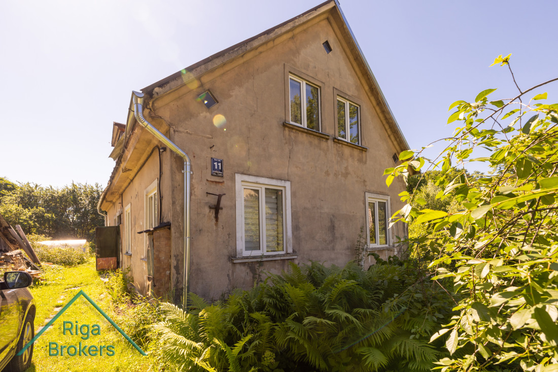 Historical building exterior with greenery