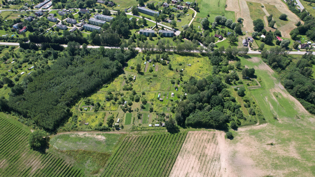 Rural area with building potential.