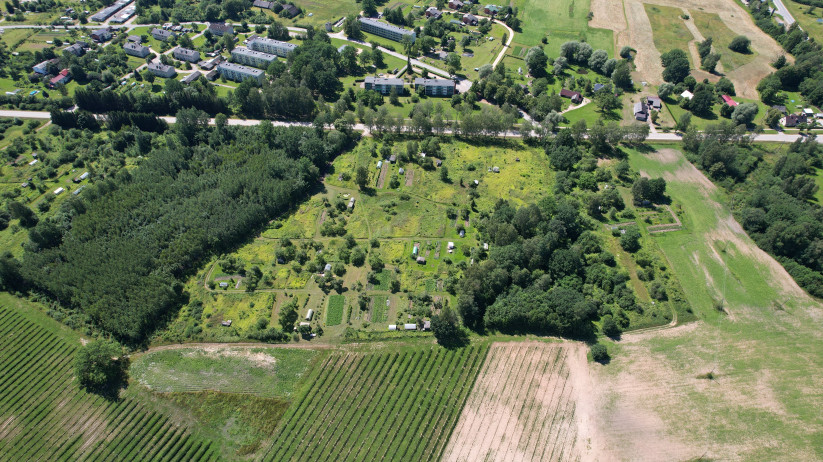 Rural area with building potential.
