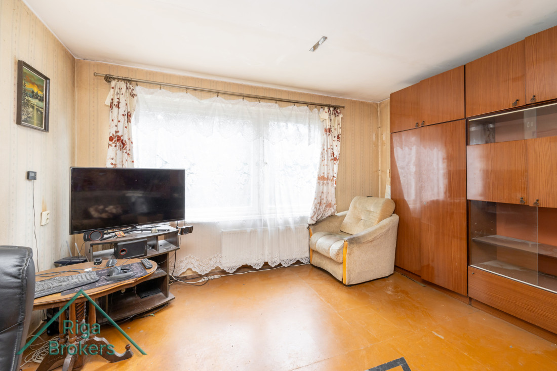 Living room with TV and furniture