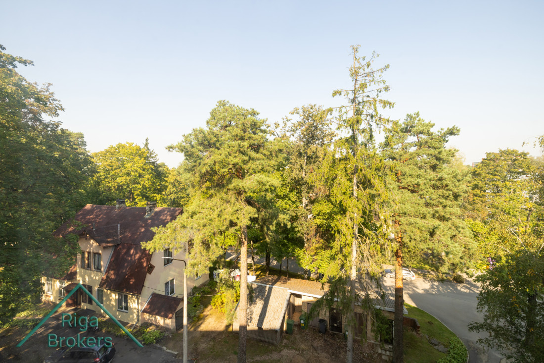 View of a private house from above.