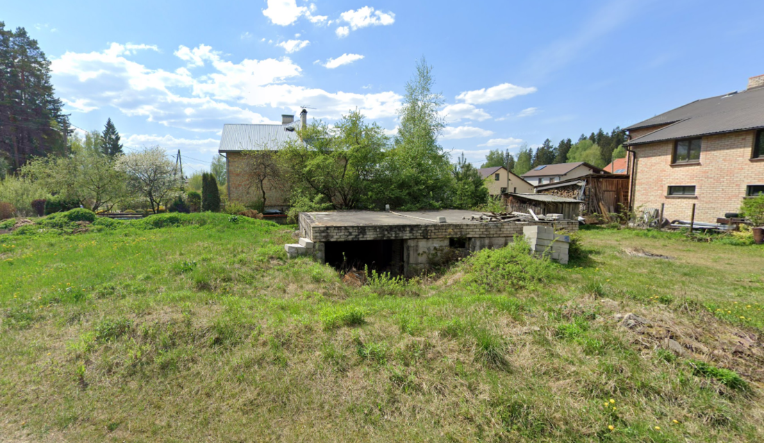 Building foundations for a private house.