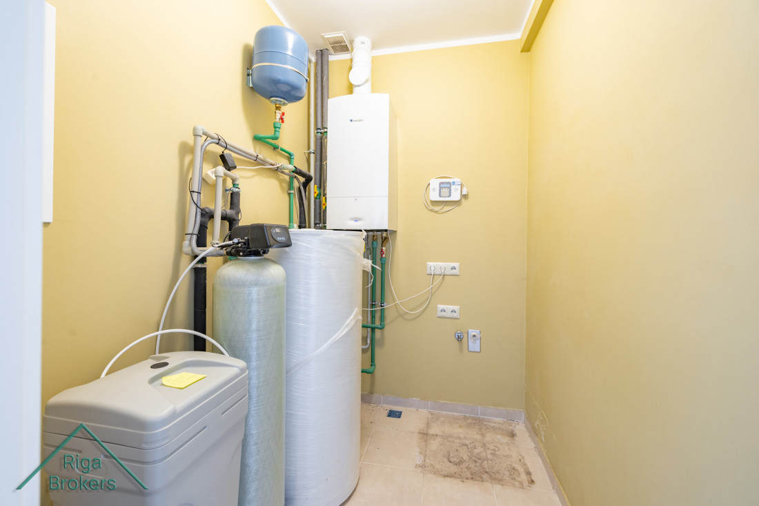 Heating and water system room